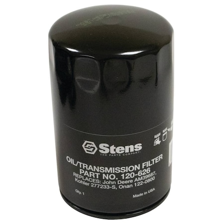 Stens Oil Filter Fl-400A For John Deere 400 Series Am39687 Bobcat - 520 120-626 120-626
